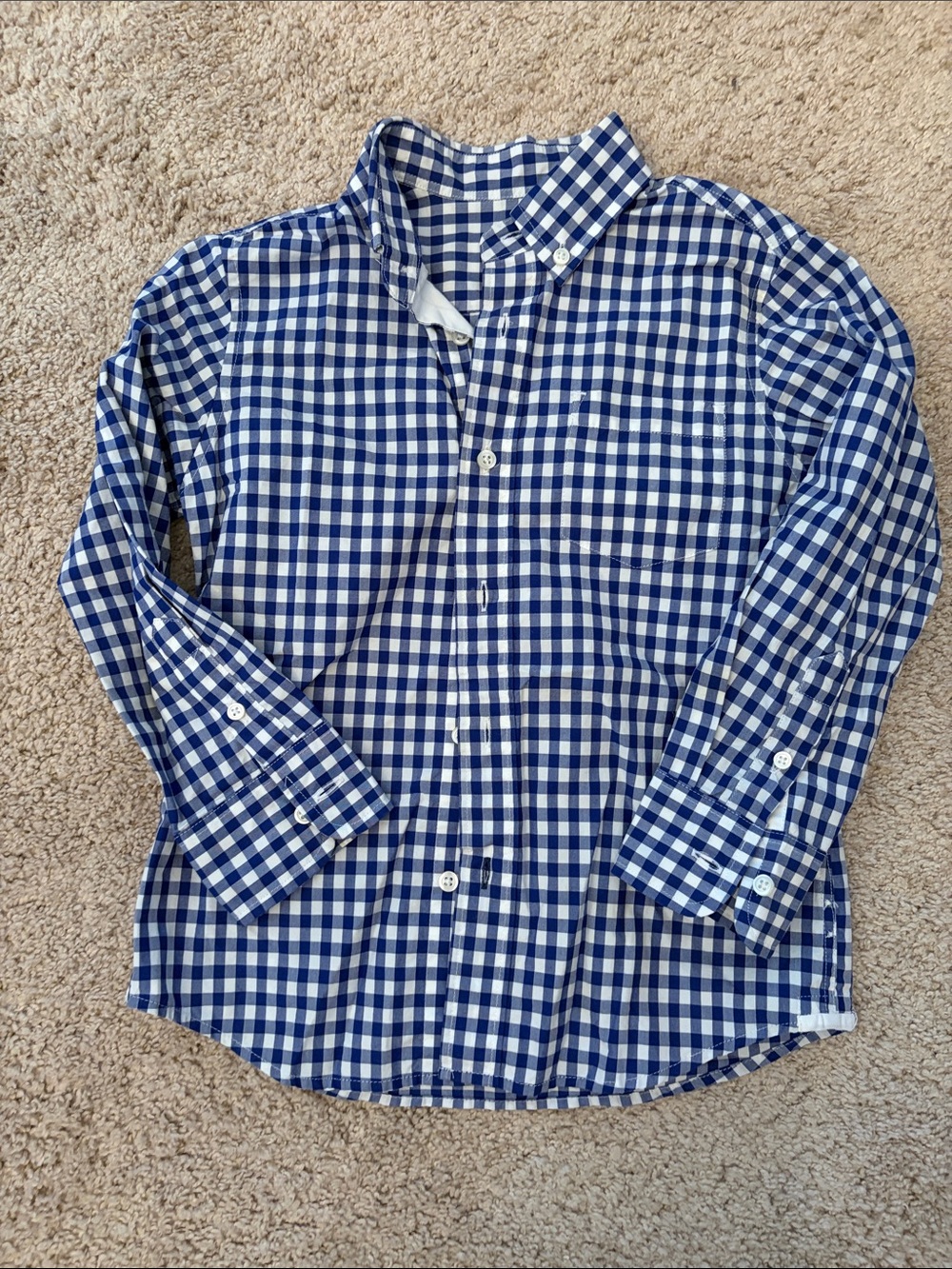 Kids Blue CrewCuts (J-Crew) Long-Sleeve Shirt